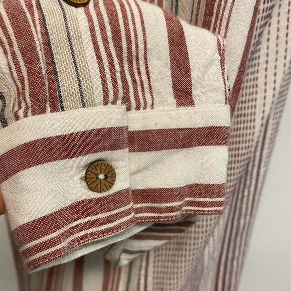 Soft Surroundings Striped Repose Beaded Tunic Sz M - Picture 8 of 14